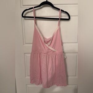 Hollister Pink Lace-Trim Tank NWT XXL